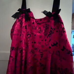 Hell Bunny Tattoo Print Dress